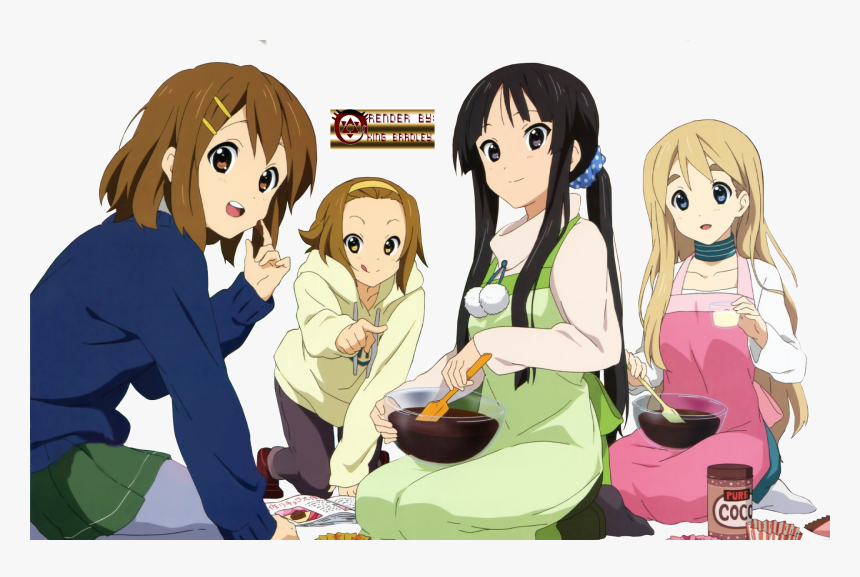33 Images About ✰ K On ✿ On We Heart It - K On Ritsu Mio Yui Mugi, HD Png Download, Free Download