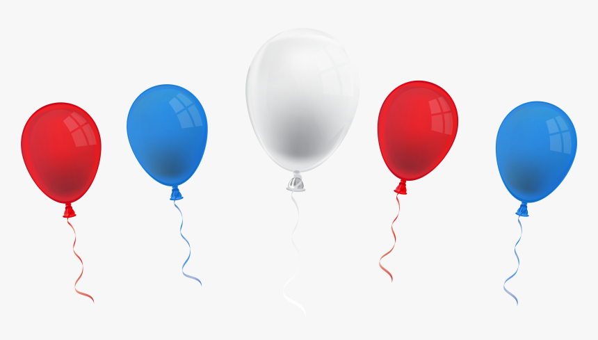 Clip Art 4th Of July Balloons - Fourth Of July Transparent Background, HD Png Download, Free Download