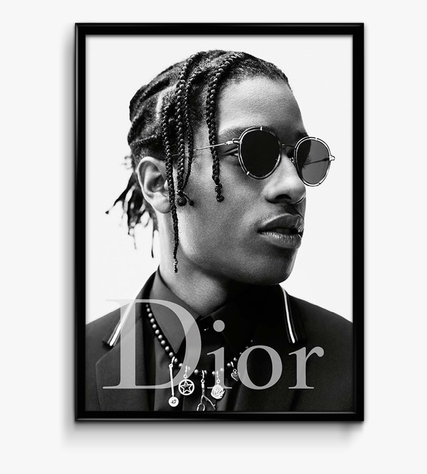 Asap Rocky Dior Poster, HD Png Download - kindpng.