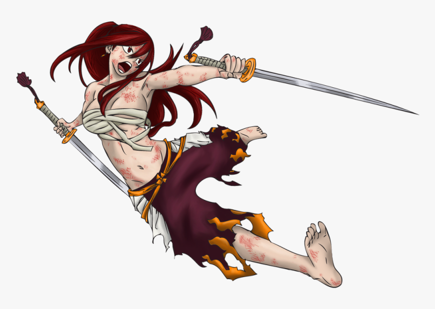 Erza Scarlet Fairy Tail Png, Transparent Png, Free Download