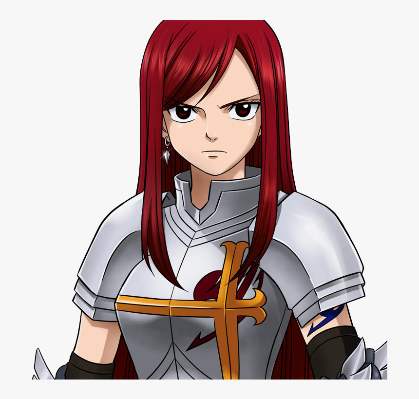 Transparent Erza Scarlet Png - Erza Scarlet Fairy Tail Render, Png Download, Free Download