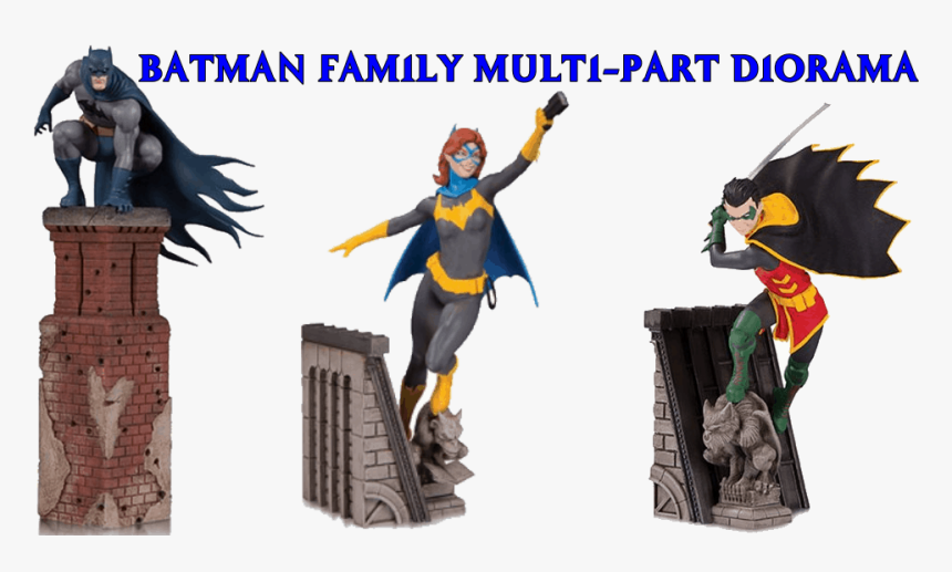 Dc Direct Bat Family, HD Png Download, Free Download