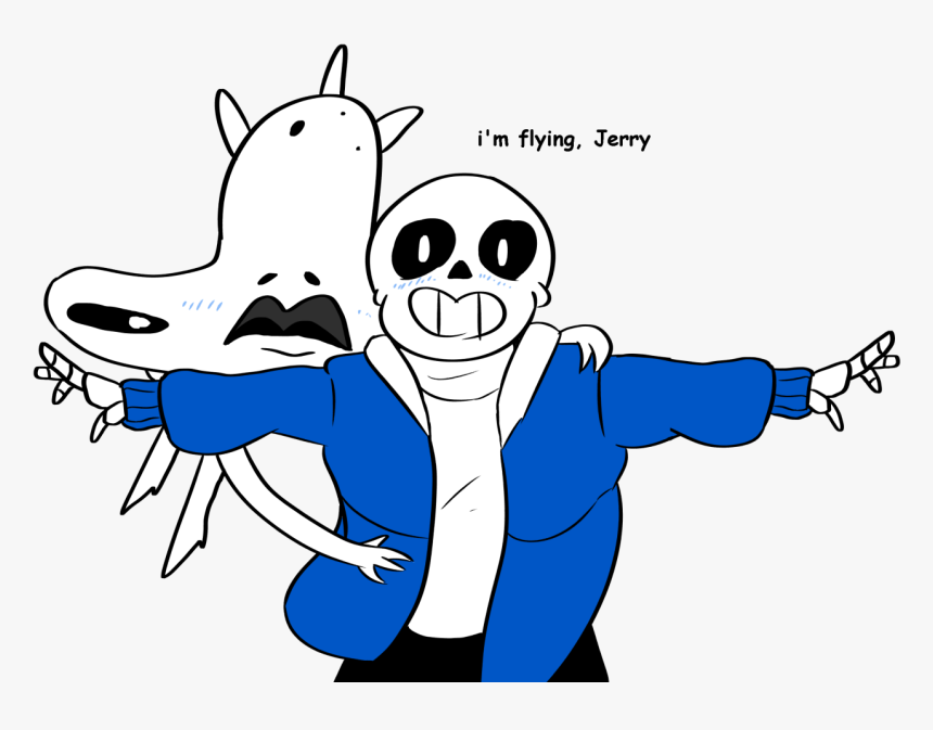 Undertale Jerry X Sans, HD Png Download, Free Download