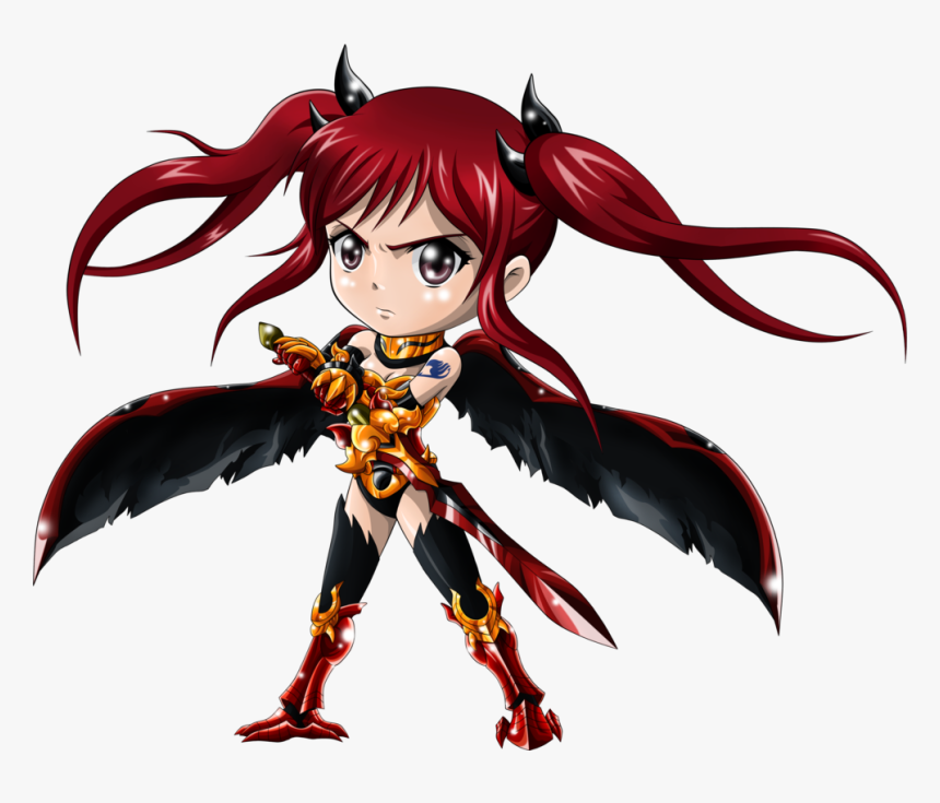 Fairy Tail Chibi Erza Scarlet, HD Png Download, Free Download