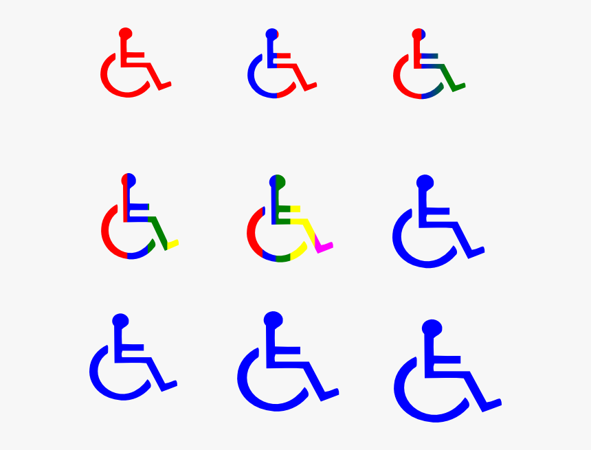 Draw A Handicapped Symbol, HD Png Download, Free Download