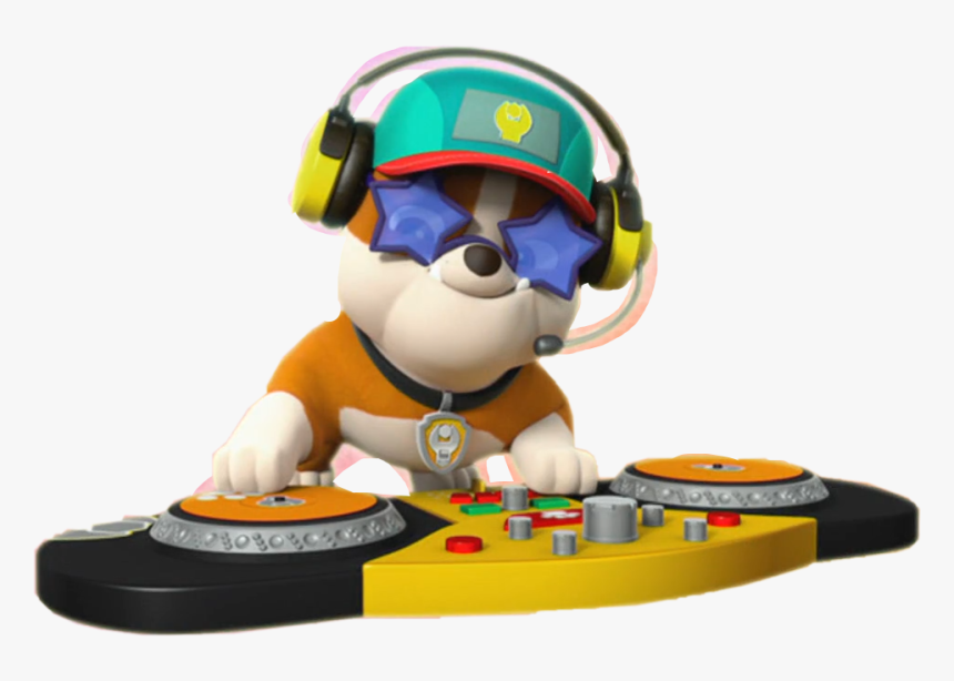 Dj Rubble - Dj Rubble Paw Patrol, HD Png Download, Free Download