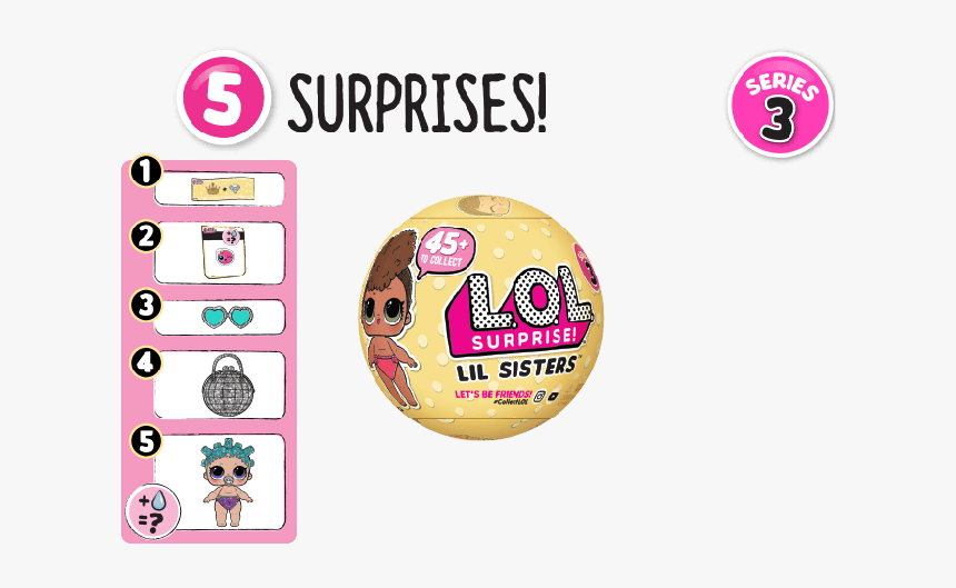 Lol Surprise Charm Fizz Series 3, HD Png Download, Free Download