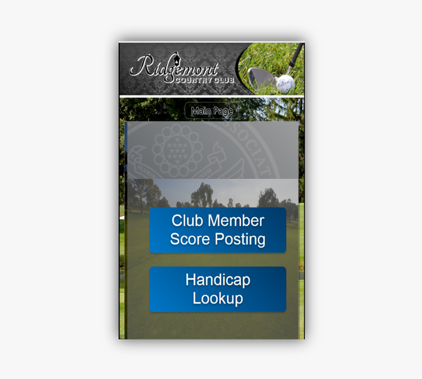 Golf Handicap Integration Digital Sign - Devi, HD Png Download, Free Download