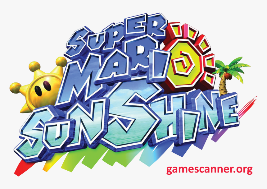 Super Mario Sunshine Logo Png - Super Mario Sunshine Arcade, Transparent Png, Free Download