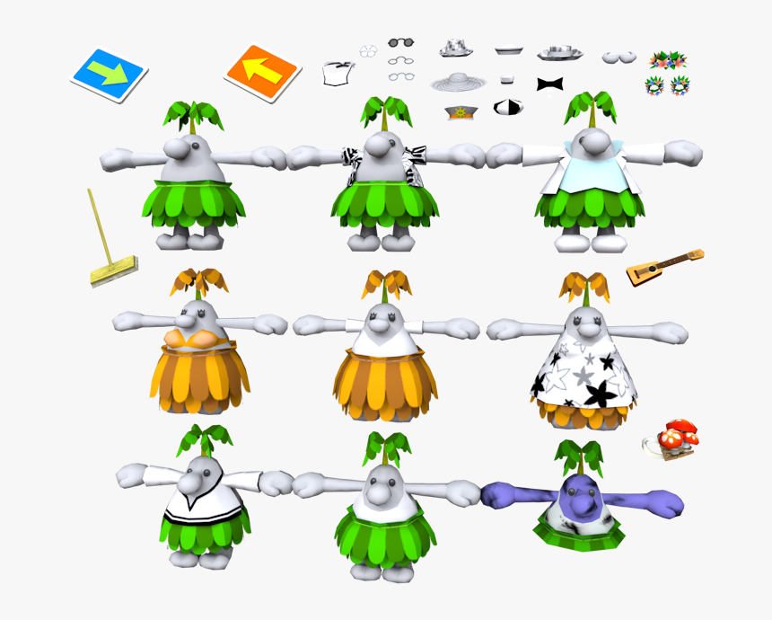 Download Zip Archive - Super Mario Sunshine Pianta, HD Png Download, Free Download