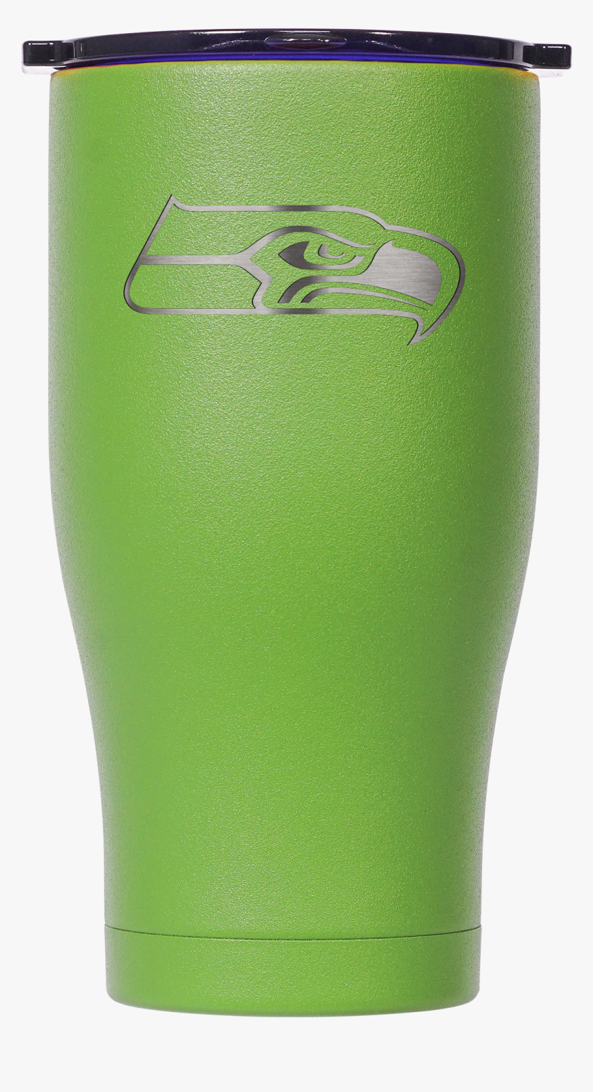 Seattle Seahawks Bright Green/blue Etched Chaser 27oz - Beer Bottle, HD Png Download, Free Download