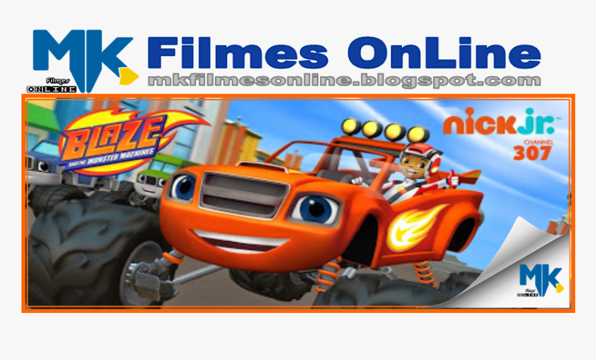 Blaze And Monster Machines Dublado Mk Filmes Online - Blaze And The Monster Machine En Hd, HD Png Download, Free Download