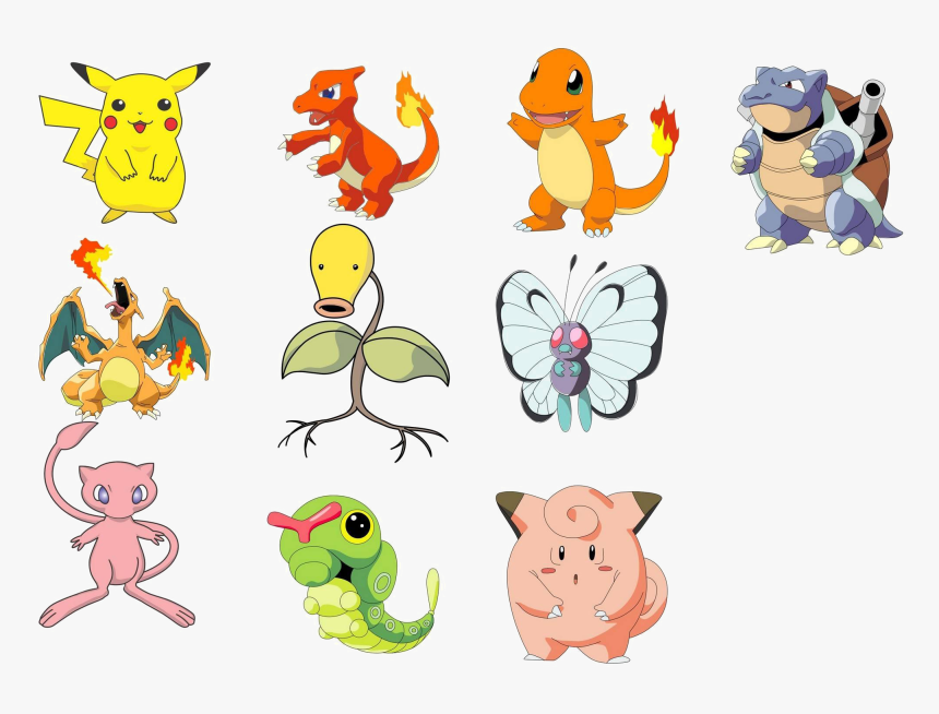 Pokemon Characters Png Transparent Image - Pokemon Characters, Png Download, Free Download