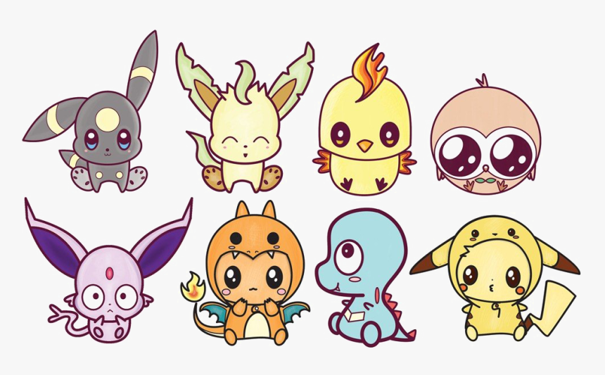 Pokemon Characters Png Image - Easy Quick Pokemon Drawing, Transparent Png, Free Download