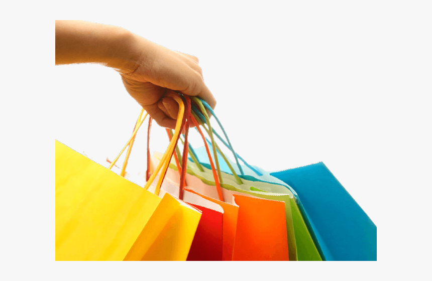 Shopping Bag Png Transparent Images - Shopping Bags With Hand, Png Download, Free Download