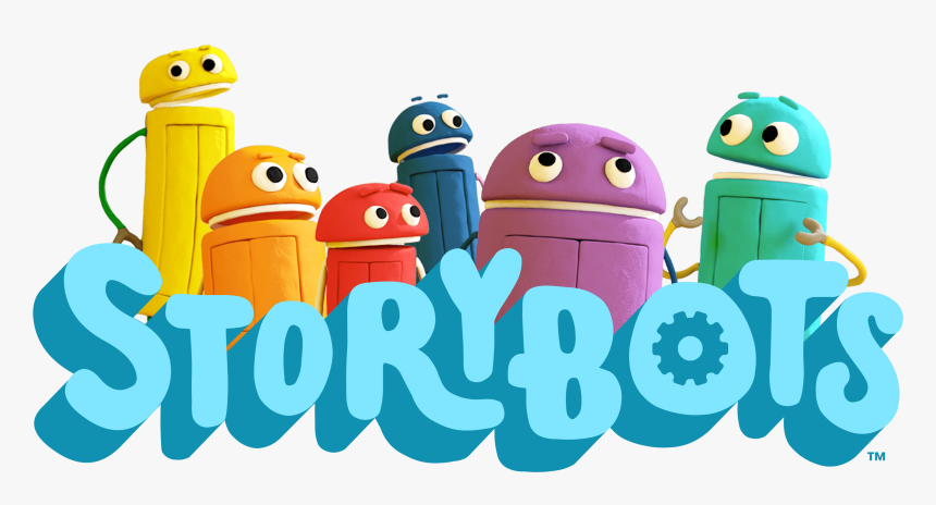 Storybots Logo With Characters - Jibjab Storybots, HD Png Download, Free Download