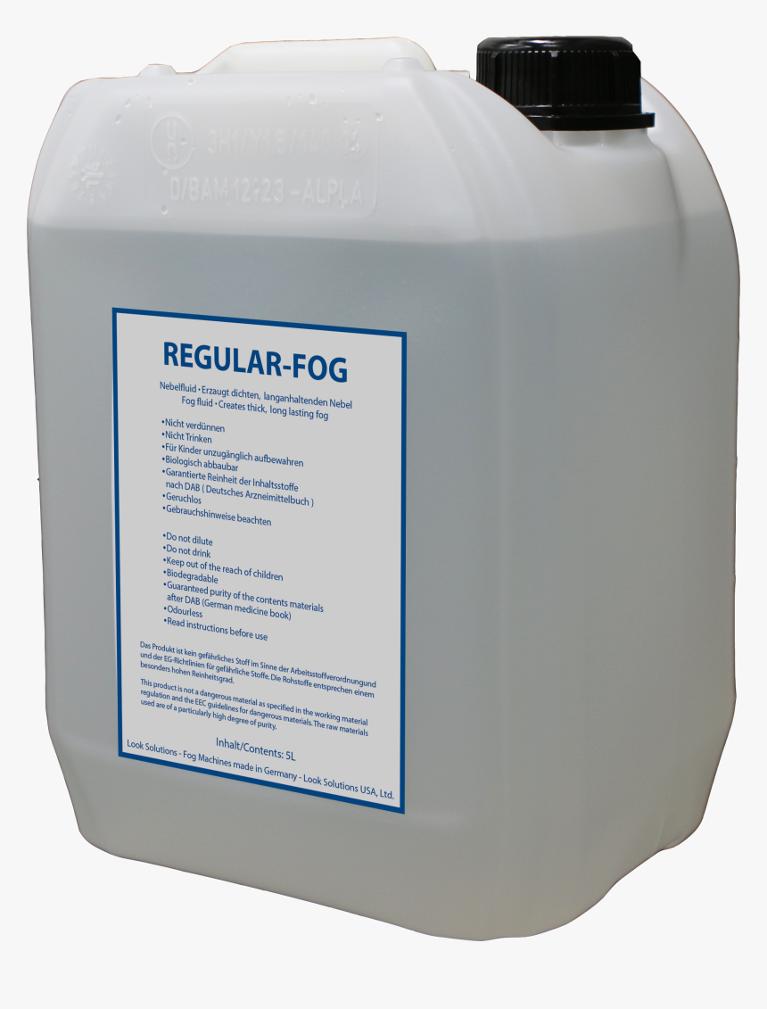 Case/4 Regular Fog Fluid 5l - Regular Fog 5l, HD Png Download, Free Download