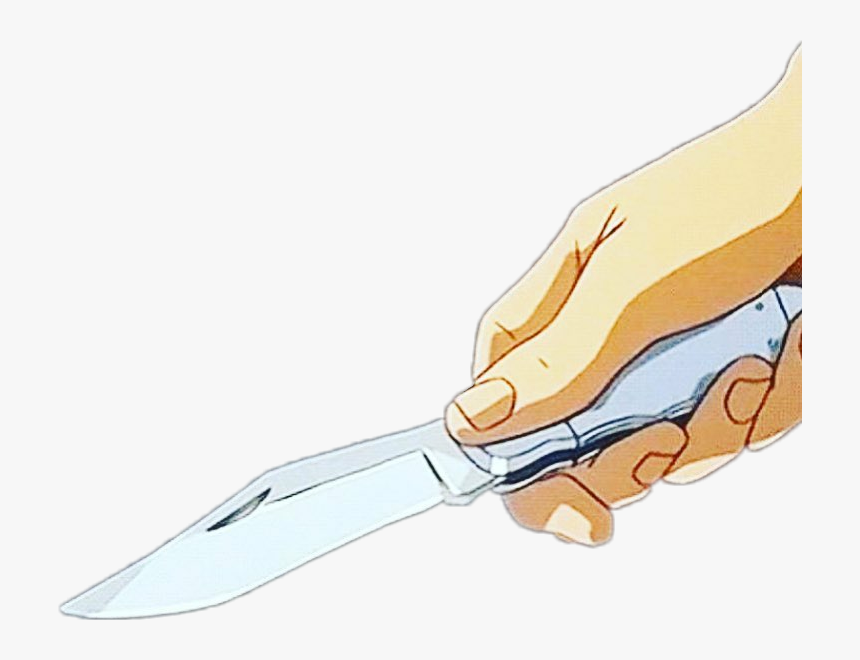 ##aesthetics #vaporwave #sadboys #aids #webpunk #seapunk - Hunting Knife, HD Png Download, Free Download