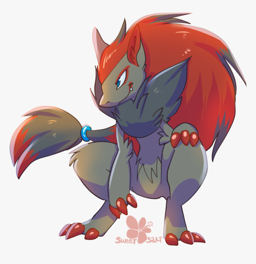View Zoroark By Sweet Salt-d9pq3p5 , , Png Download - Clip Art, Transparent Png, Free Download