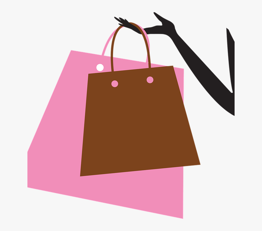 Transparent Gondola Clipart - Transparent Background Black Shopping Bags Png, Png Download, Free Download