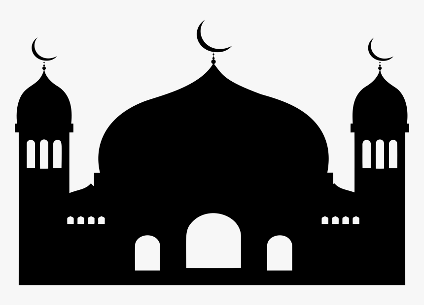 Politics Clipart Masjid Dome - Mosque Easy Clip Art Black And White, HD Png Download, Free Download