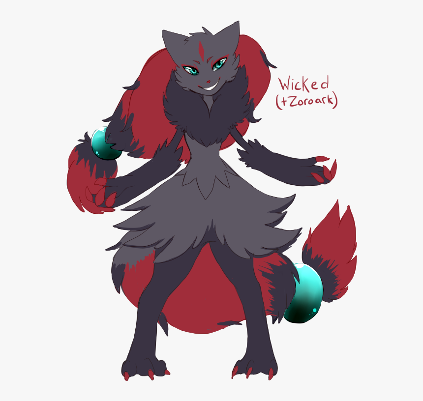 Transparent Zoroark Png - Braixen X Zoroark, Png Download, Free Download