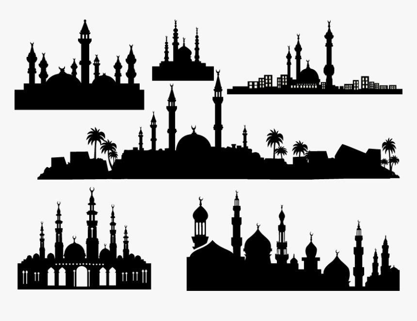 Transparent Mosque Clipart - City And Mosque Png, Png Download, Free Download