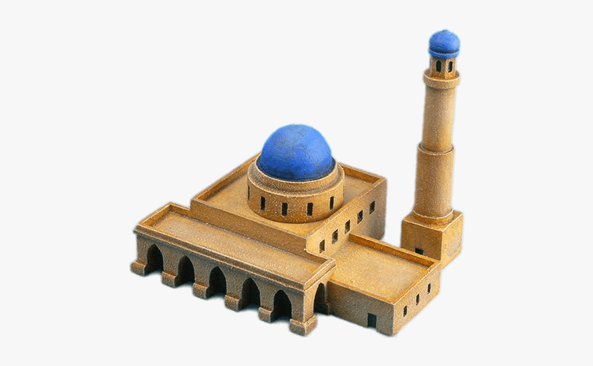 Miniature Mosque With 1 Minaret - Miniature Of Masjid, HD Png Download, Free Download
