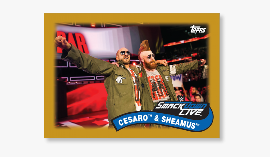 2018 Topps Wwe Heritage Cesaro & Sheamus Tag Teams - Magento Product Placeholder, HD Png Download, Free Download