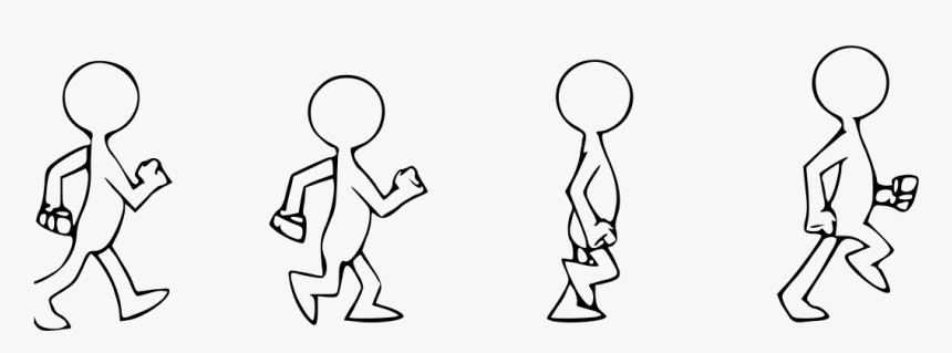 Walking Sprite Sheet Png - Walking Man Sprite Sheet Png, Transparent Png, Free Download