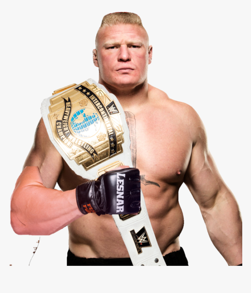 Brock Lesnar Ic Champion By A - Wwe Brock Lesnar Png, Transparent Png, Free Download