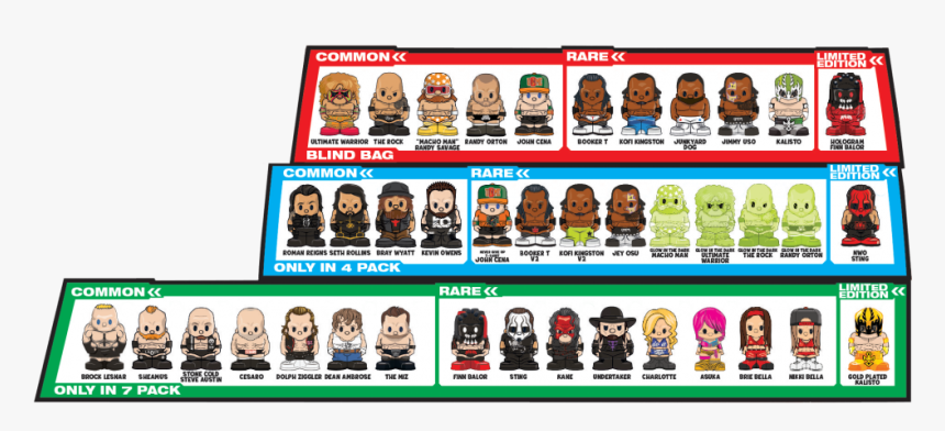 Wwe - Ooshies Wwe Limited Edition, HD Png Download, Free Download