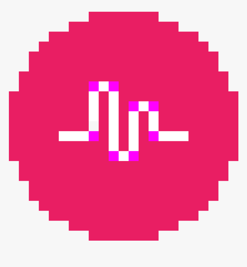 Pixel Art Musically Logo, HD Png Download, Free Download
