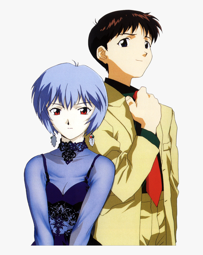 Neon Genesis Evangelion - Neon Genesis Evangelion Rei X Shinji, HD Png Download, Free Download