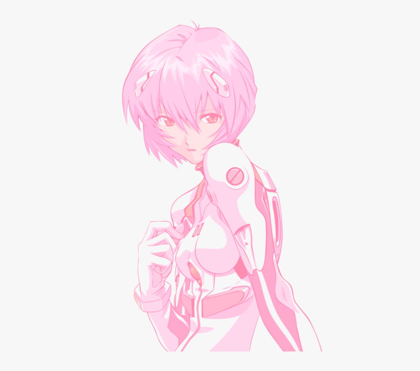 Mine Anime Pink Nge Rei Ayanami - Rei Ayanami Pink, HD Png Download, Free Download