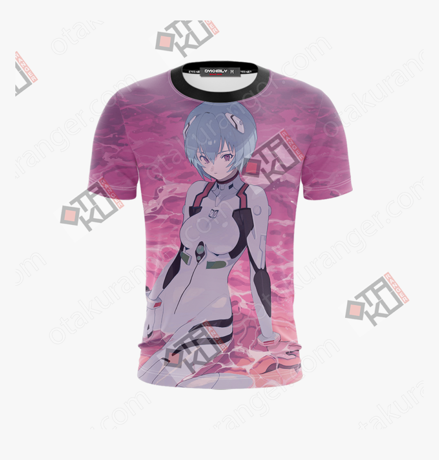 Shin Seiki Evangelion Ayanami Rei 3d T-shirt - Evangelion Eva 01 Hoodie, HD Png Download, Free Download