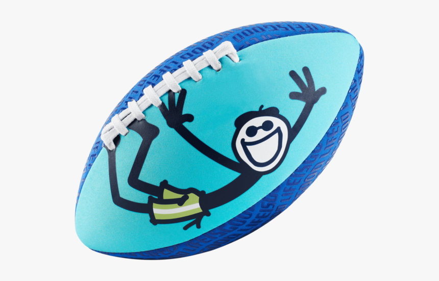 Good Times Aqua Football, Ocean Blue - Life Is Good Aqua Football, HD Png Download, Free Download