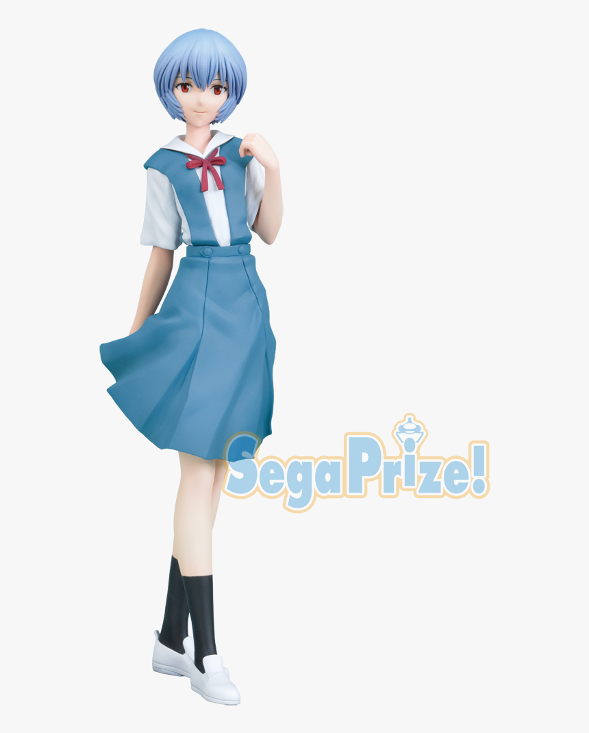 Evangelion Rei Ayanami Seifuku Premium Figure - Sega, HD Png Download, Free Download