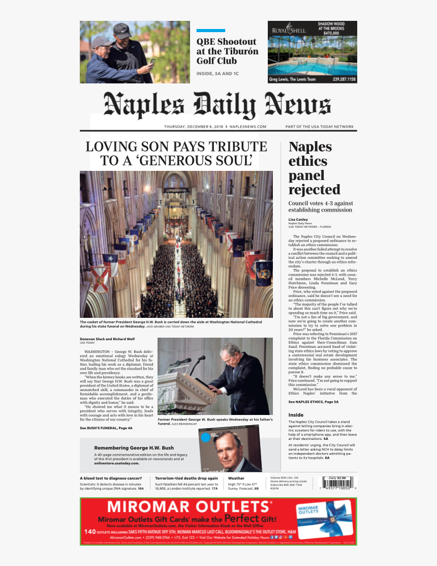 Naples Daily News, HD Png Download, Free Download