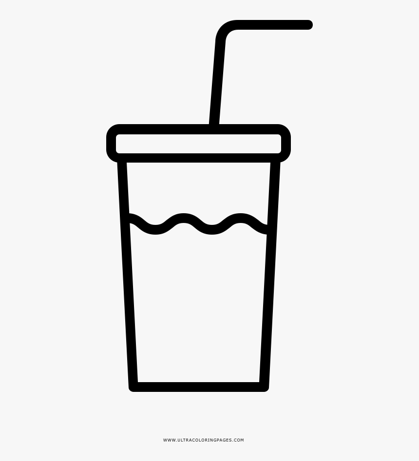 Soft Drink Coloring Page - Soft Drinks Free Icon, HD Png Download, Free Download