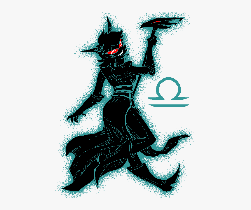 Homestuck Libra Doodle Terezi Pixel Homestuck Art Redglare - Homestuck Libra, HD Png Download, Free Download