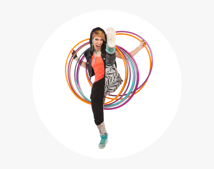 Hula Hoops Hooping Dance - Dance Hoop Png, Transparent Png, Free Download