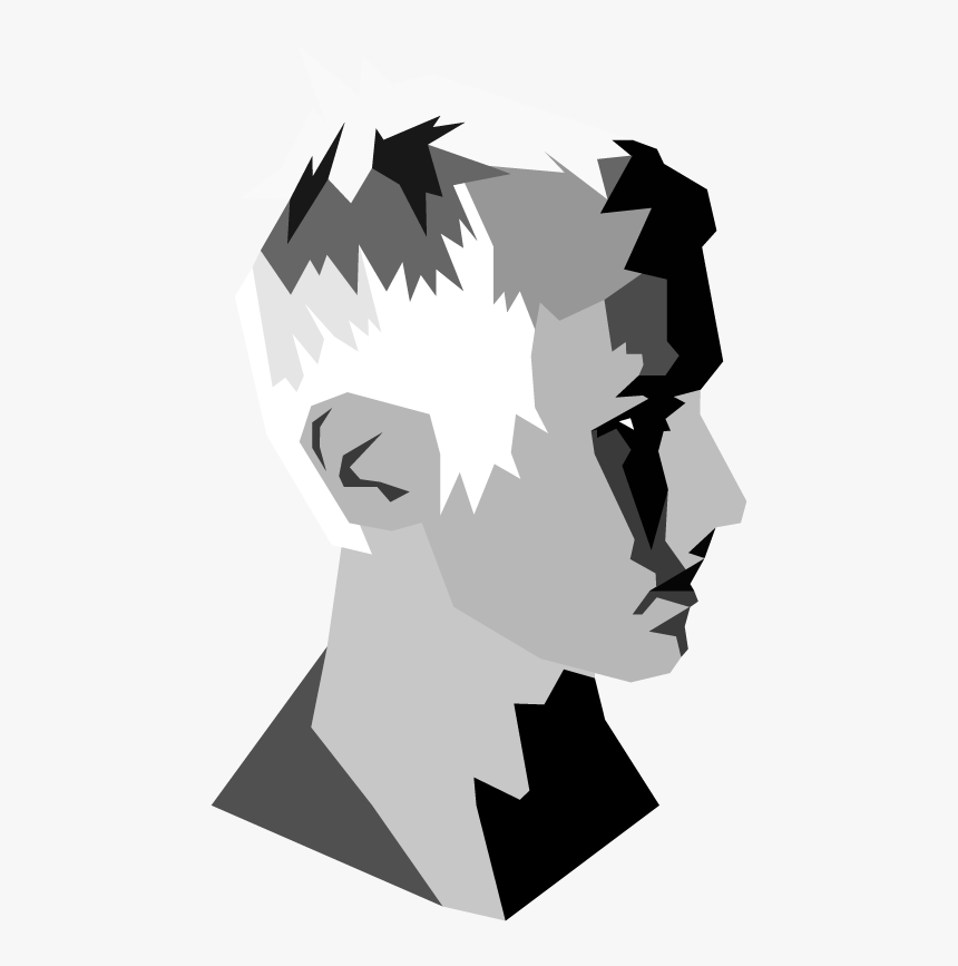 Clip Art Illustration Silhouette Character Fiction Man Face