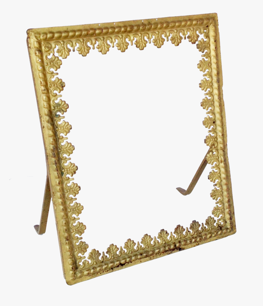 Golden Mirror Frame Png Image Background - Easel Gold No Background, Transparent Png, Free Download