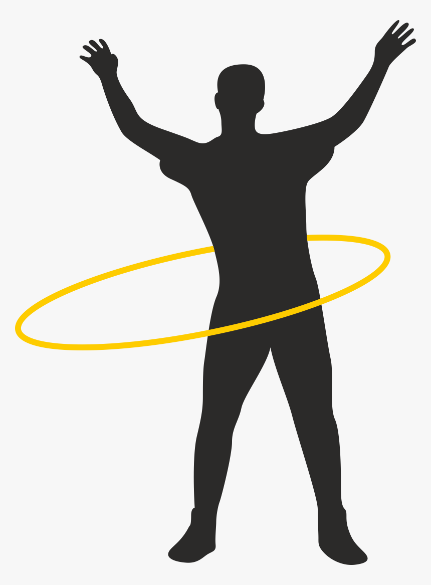 Transparent Gymnast Clipart - Hula Hoop, HD Png Download, Free Download
