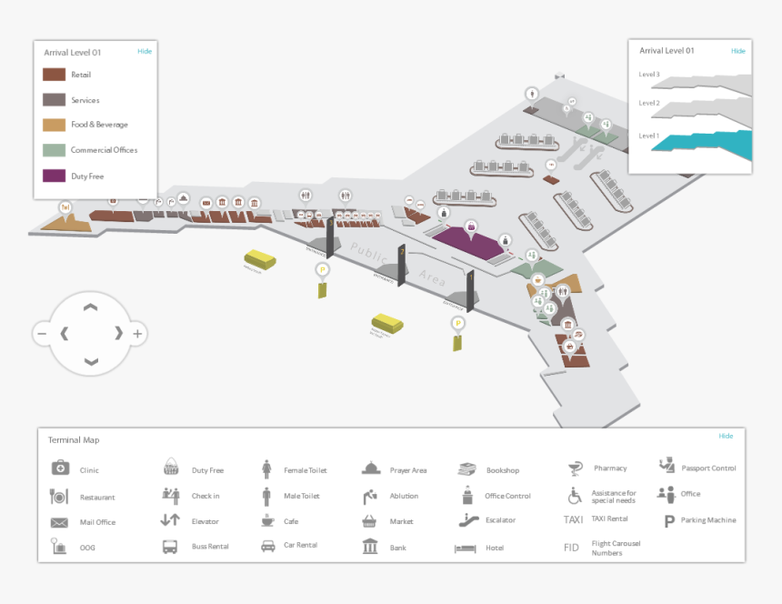 Queen Alia International Airport Map, HD Png Download, Free Download