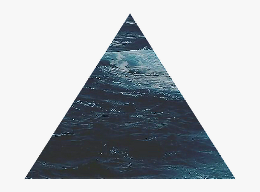 #sea #blue #water #triangle #tumblr - Sail, HD Png Download, Free Download