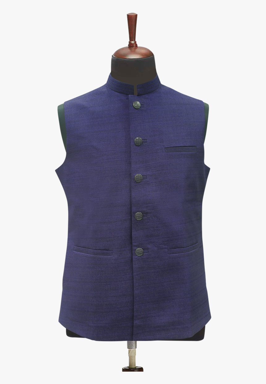 Classic Blue Waistcoat - Vest, HD Png Download, Free Download