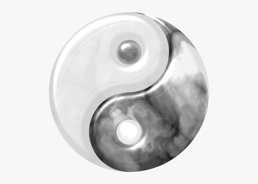 Marbled Yin Yang - Bead, HD Png Download, Free Download