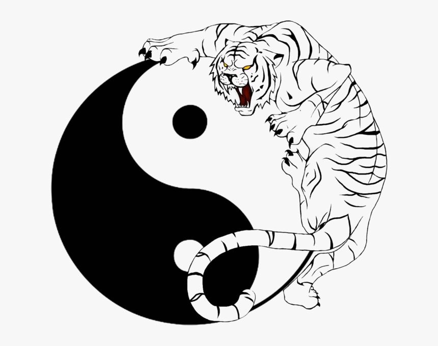 Yin And Yang Tiger, HD Png Download, Free Download